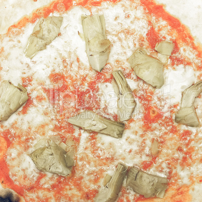 Artichoke Pizza vintage desaturated
