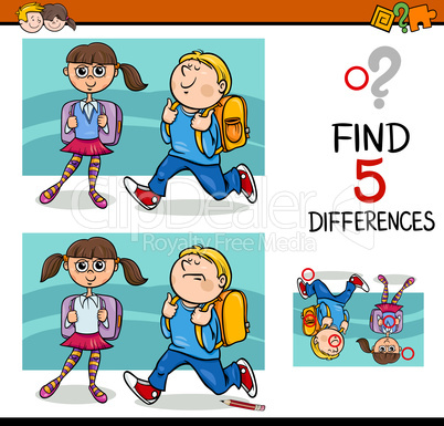 differences activity for kids