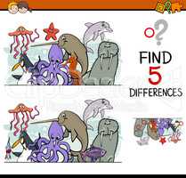 differences task for kids