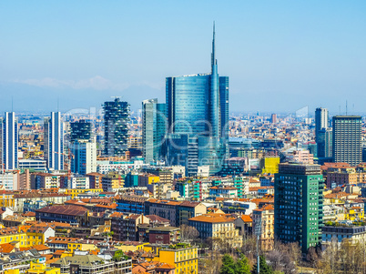 Milan aerial view HDR