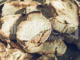 Bread slice vintage desaturated