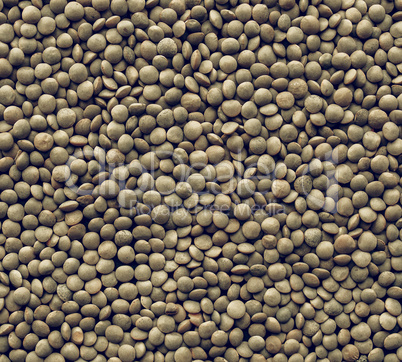 Lentils picture vintage desaturated