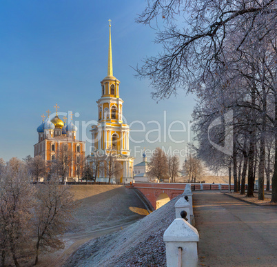 cathedral bell tower of Ryazan kremlin,  XVIII?XIX century, Ru