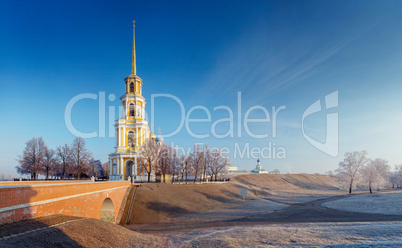 cathedral bell tower of Ryazan kremlin,  XVIII?XIX century, Ru