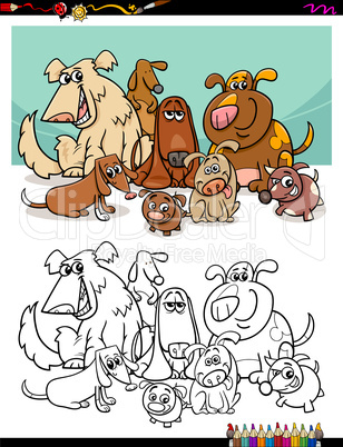 cartoon dogs for coloring