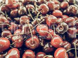 Cherry fruit vintage desaturated