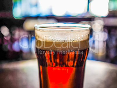 HDR Pint of beer