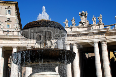 Brunnen Petersplatz Vatikan