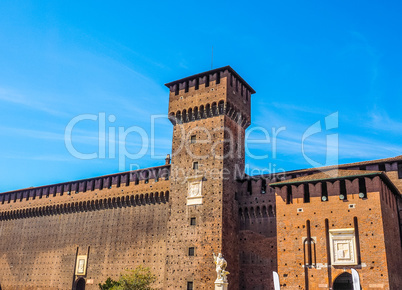 Castello Sforzesco Milan HDR