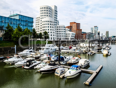 Duesseldorf harbour Germany HDR
