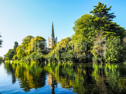 Holy Trinity church in Stratford upon Avon HDR