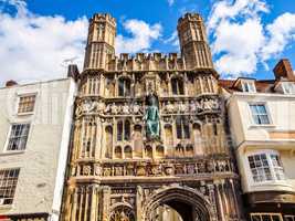 St Augustine Gate in Canterbury HDR