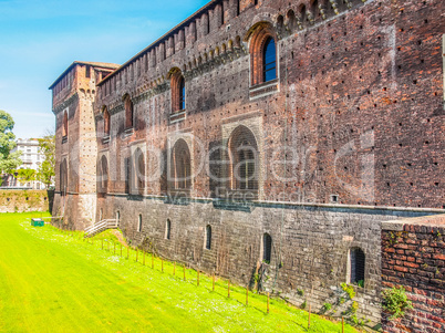 Castello Sforzesco Milan HDR