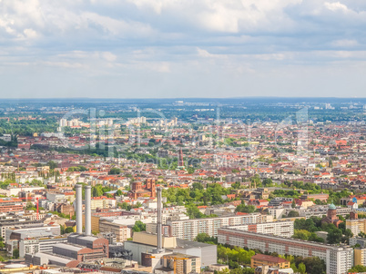 Berlin aerial view HDR