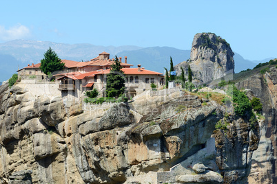 View on the Monastery of Holy Trinity, Meteora,  Greece