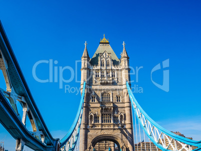 Tower Bridge in London HDR