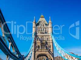 Tower Bridge in London HDR