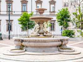 Piermarini Fountain, Milan HDR