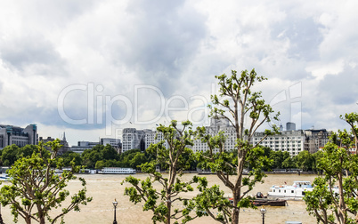 River Thames in London HDR