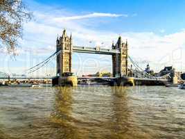Tower Bridge London HDR