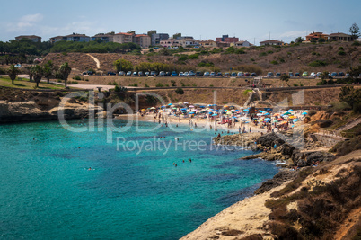 View of beach of balai