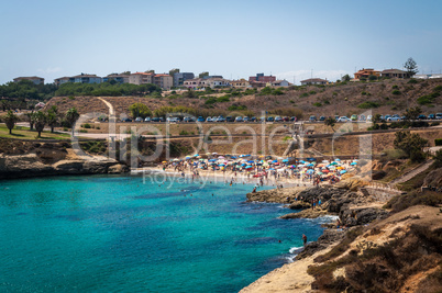 View of beach of balai