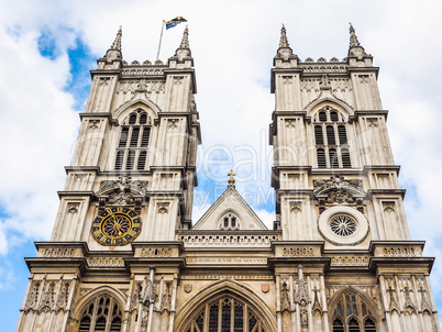 Westminster Abbey in London HDR