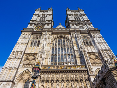 Westminster Abbey in London HDR