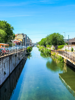 Naviglio Grande, Milan HDR