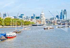 River Thames in London HDR