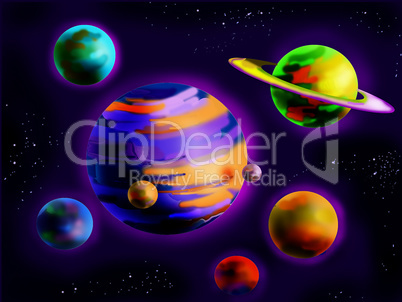 Planets in Space