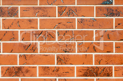 Brown texture tiles under brick