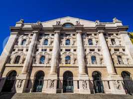 Milan stock exchange in Milan HDR