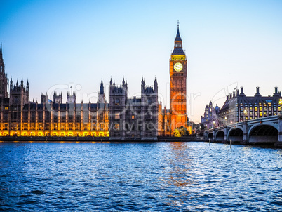 Houses of Parliament in London HDR