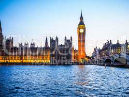 Houses of Parliament in London HDR