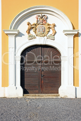 Entrance to the Lukavec Castle, a Citadel-castle near Velika Gor