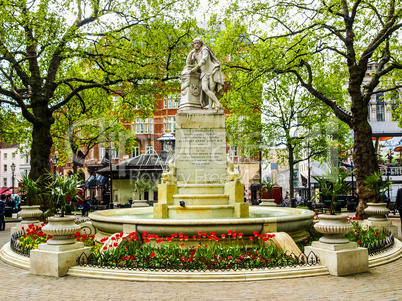 Shakespeare statue HDR