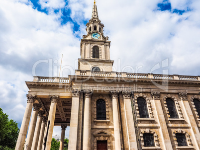 St Martin church in London HDR