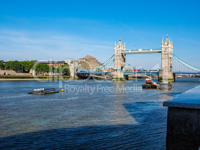 Tower Bridge in London HDR