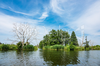 Landschaft an der Peene bei Loitz