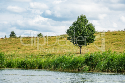 Landschaft an der Peene bei Loitz