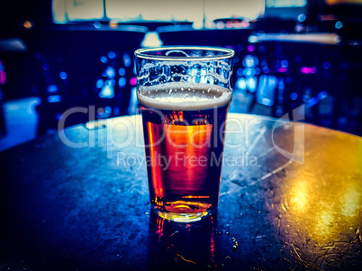 HDR Pint of beer