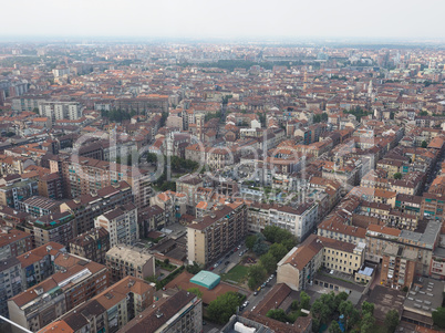 Aerial view of Turin