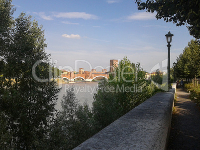 River Adige panorama in Verona