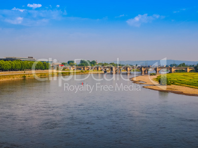 Elbe river in Dresden HDR