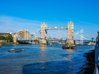 Tower Bridge in London HDR