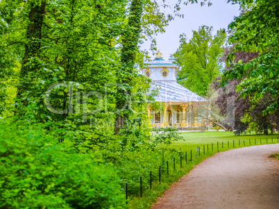 Tea house in Park Sanssouci in Potsdam HDR