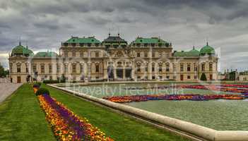 Castle Schloss Belvedere in Vienna, Austria