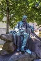 Adalbert Stifter statue in Linz, Austria