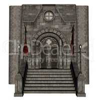 Castle entrance - 3D render